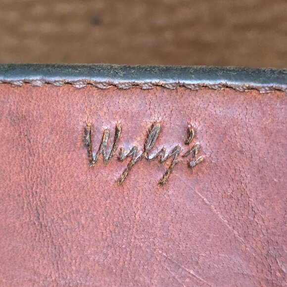 VTG 70s WYLY’S Leather Saddle Bag RUNWAY Gypsy Boho Festival Shoulder Bag Purse - Picture 8 of 10